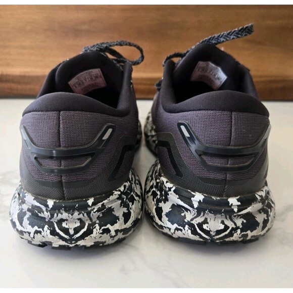 Brooks Ghost 15 Womans 9 Black, Grey, Camo Running, Jogging, Walking Shoes - Picture 4 of 6